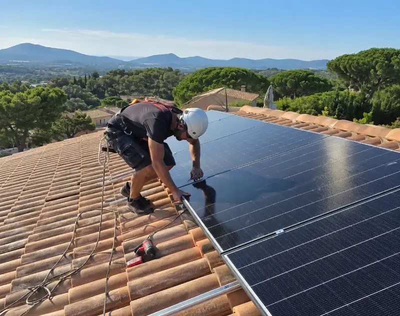 Installateur panneaux solaires Vourles — pose photovoltaïque sur toiture